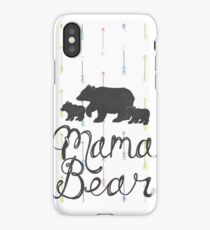 Mama Bear with Cubs iPhone Case