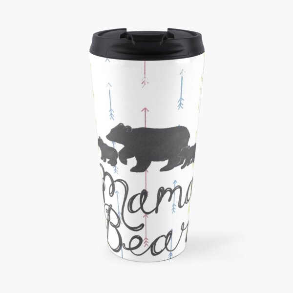 Mama Bear with Cubs Travel Mug