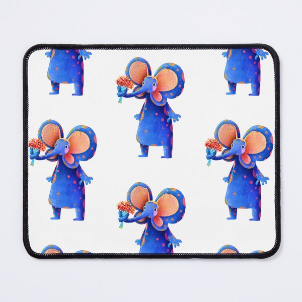 Item preview, Cute Elephant Pretending To Be A Butterfly designed and sold by Martyna Kamieńska.