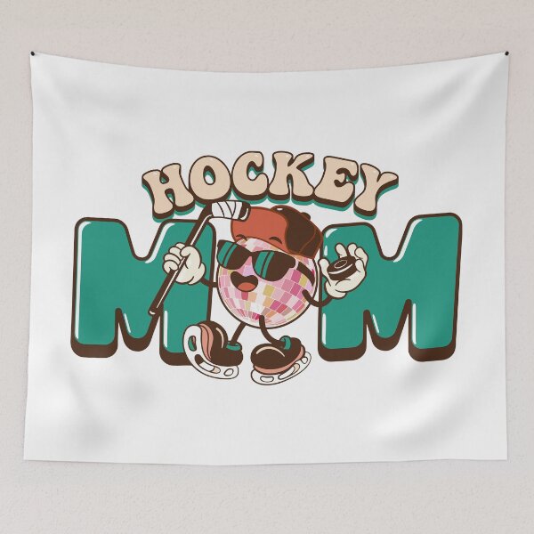 Artikelvorschau, Hockey-Mama Retro entworfen und verkauft von printify.