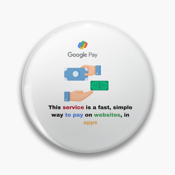 Item preview, GOOGLE PAY designed and sold by SKYSHOP007.
