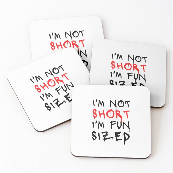 Item preview, I'm not short I'm fun sized T-Shirt Funny sayings Tee designed and sold by Sarocha Kaewsanod.