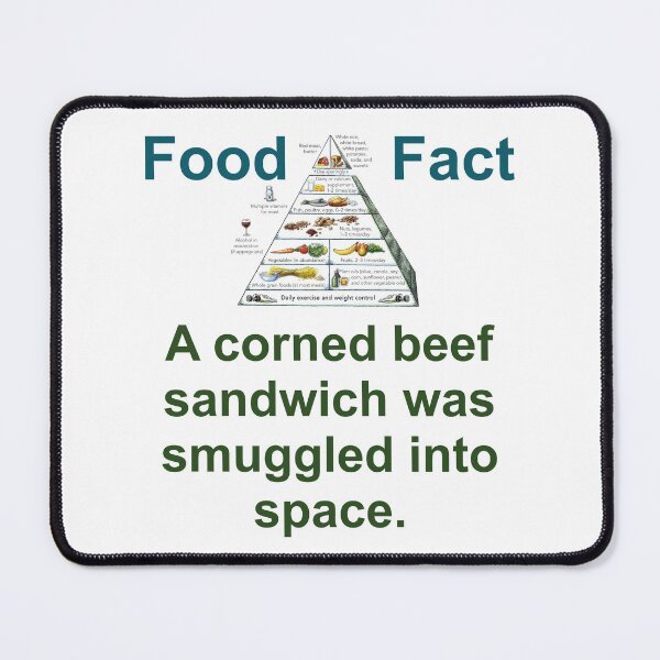 Item preview, A Corned Beef Sandwish Was Smuggled - Food Fact designed and sold by CrankyOldDude.