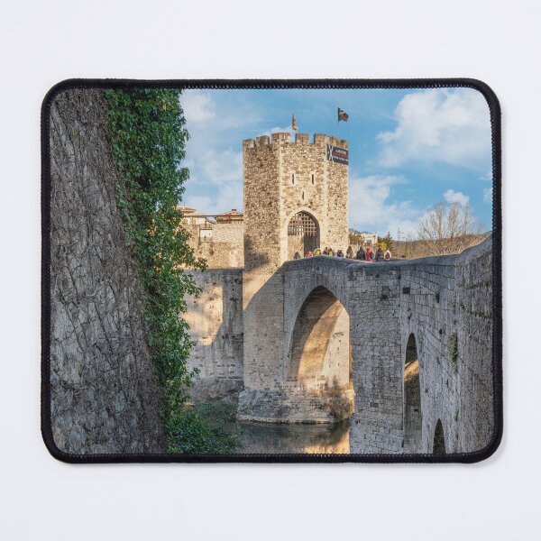Item preview, Besalú Medieval Bridge - Romanesque Architecture and Historic Landmark in La Garrotxa Region, Catalonia, Spain designed and sold by Marc Garrido Clotet.