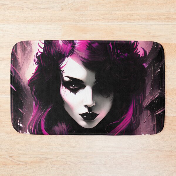 Item preview, Purple Gothic Girl Portrait No.1 designed and sold by Artistic Fusion Lab.