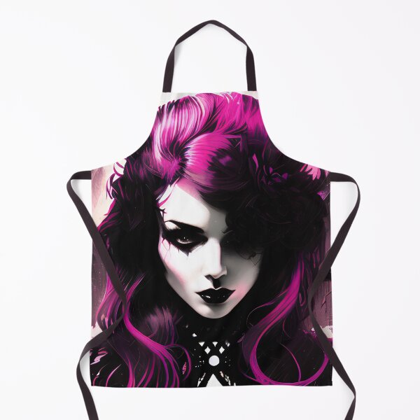 Item preview, Purple Gothic Girl Portrait No.1 designed and sold by Artistic Fusion Lab.