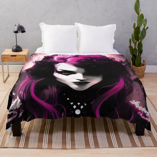 Item preview, Purple Gothic Girl Portrait No.1 designed and sold by Artistic Fusion Lab.