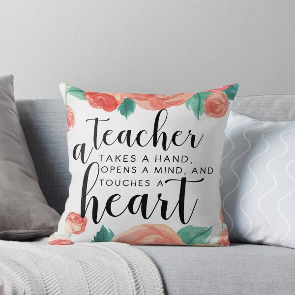 Item preview, A teacher takes a hand opens a mind and touches a heart designed and sold by della95.