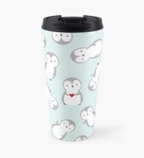 Niedliches Pinguin-Muster Thermobecher