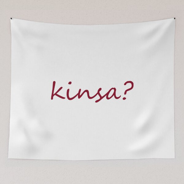 Item preview, " Kinsa? " in Bisaya / Cebuano means " Who? " in English designed and sold by PabloBSanchez.