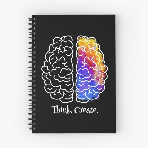 Item preview, The Brain with Quote: Think. Create. designed and sold by Sfumata Illustration.