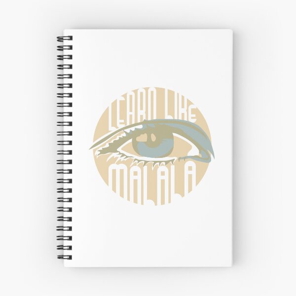 Aperçu de l'œuvre Missalign Malala Yousafzai Learn -Version blanche créée et vendue par carrdesigns21.