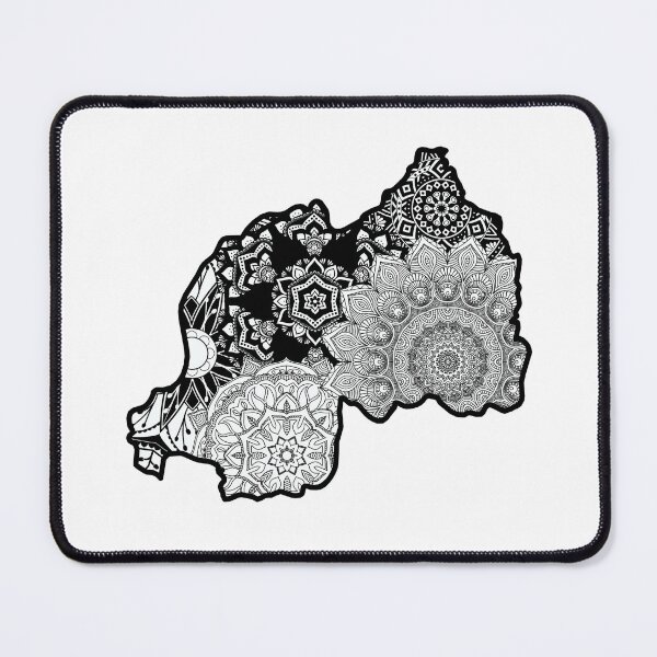 Item preview, Map of Rwanda designed and sold by KatsCanvas.