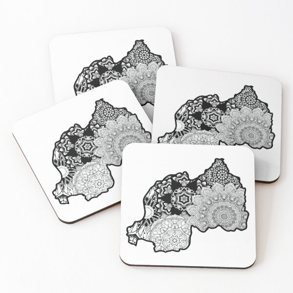 Item preview, Map of Rwanda designed and sold by KatsCanvas.
