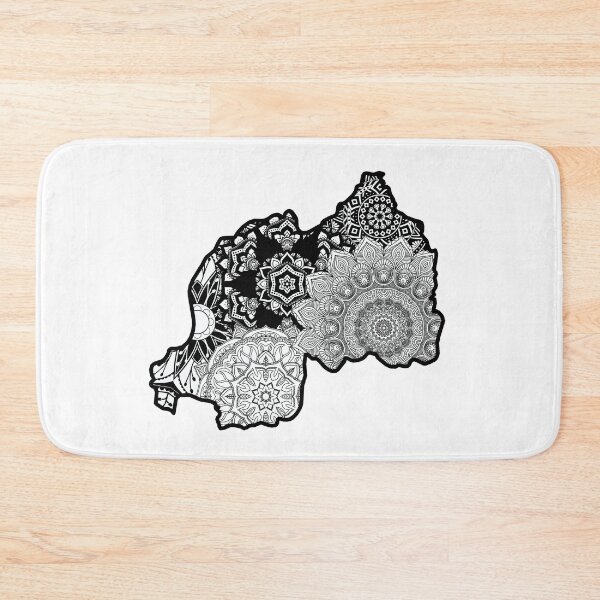 Item preview, Map of Rwanda designed and sold by KatsCanvas.
