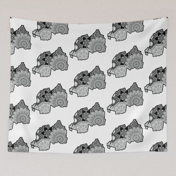 Item preview, Map of Rwanda designed and sold by KatsCanvas.