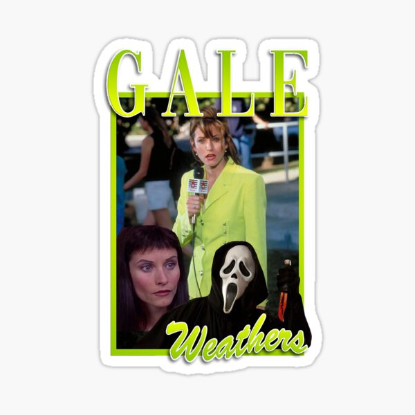“Gale Weathers Scream (Lime Green) Tribute” Sticker for Sale by