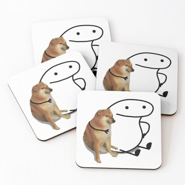 Item preview, deformed with cheems designed and sold by Deformitos.