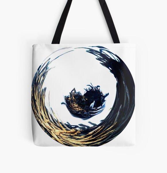 FEELING CONNECTED - entangled and loose threads -  All Over Print Tote Bag