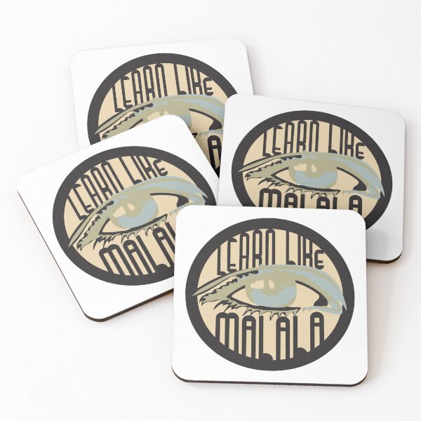 Item preview, Missalign Malala Yousafzai Learn -Black Version designed and sold by carrdesigns21.
