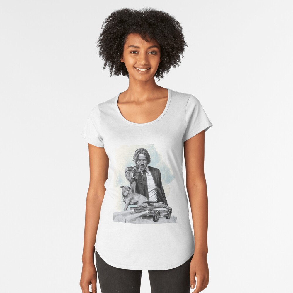 John Wick Movie Polyester TShirt for Women Excommunicado Fanart Drawing  Humor Leisure Tee T Shirt Novelty New Design - AliExpress