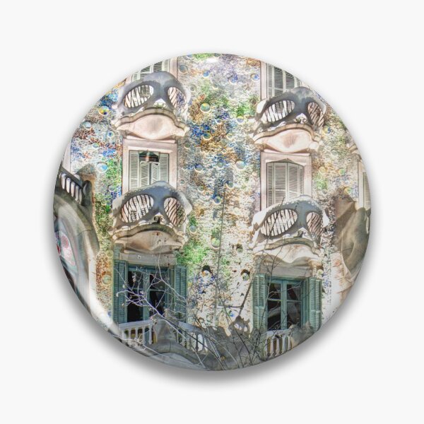 Artikelvorschau, Casa Batllo in der Nacht - Gaudi entworfen und verkauft von Weston Westmoreland.
