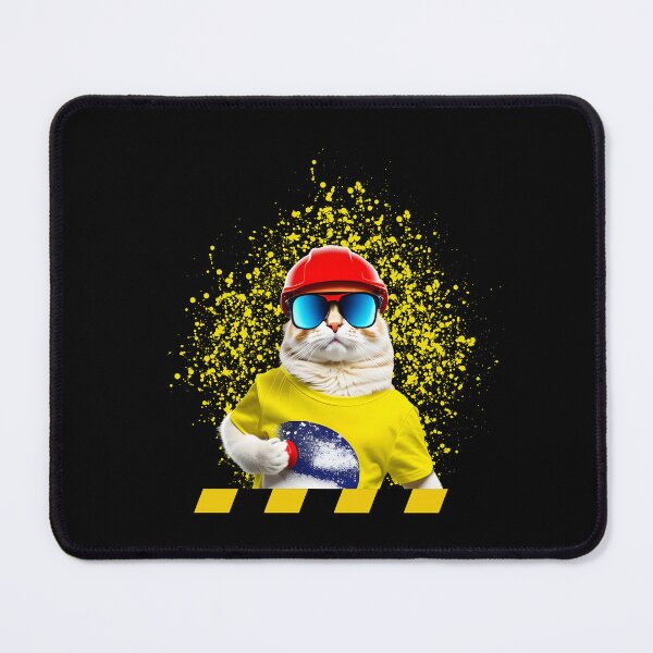 Item preview, Catwithhardhats cat worker designed and sold by Drzamag.