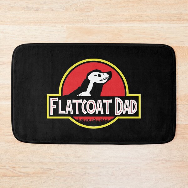 Item preview, (For Dark Background) Jurassic Flat Coated Retriever Dad designed and sold by More Cute Dogs.