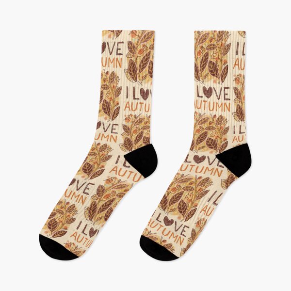 Item preview, Me encantan las hojas y las flores de Autumn Vibes designed and sold by Fransyn.