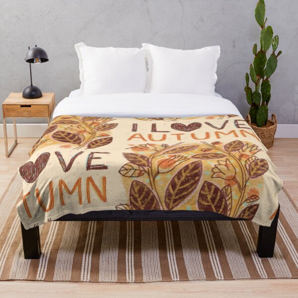 Item preview, I Love Autumn Vibes Leaves And Flowers  designed and sold by Fransyn.