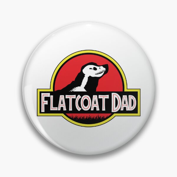 Item preview, (For Bright Background) Jurassic Flat Coated Retriever Dad designed and sold by More Cute Dogs.