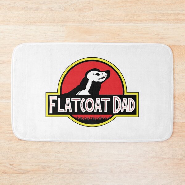 Item preview, (For Bright Background) Jurassic Flat Coated Retriever Dad designed and sold by More Cute Dogs.