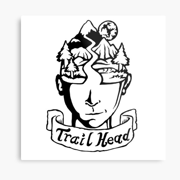 TrailHead - Landscape - Moon. Metal Print