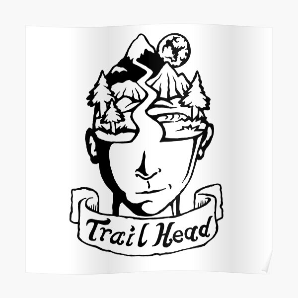 TrailHead - Landscape - Moon. Poster