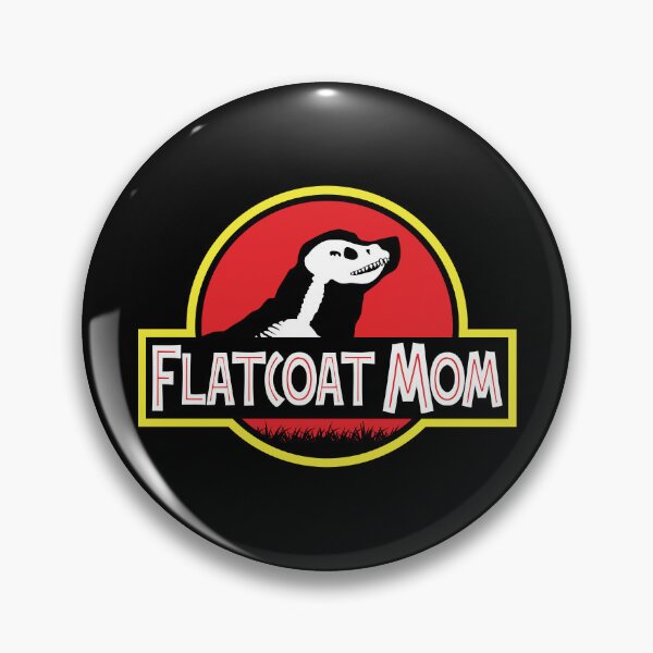 Item preview, (For Dark Background) Jurassic Flat Coated Retriever Mom designed and sold by More Cute Dogs.