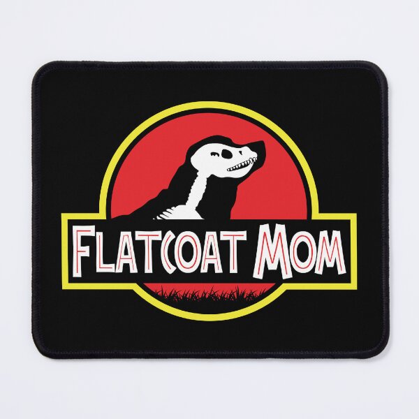 Item preview, (For Dark Background) Jurassic Flat Coated Retriever Mom designed and sold by More Cute Dogs.
