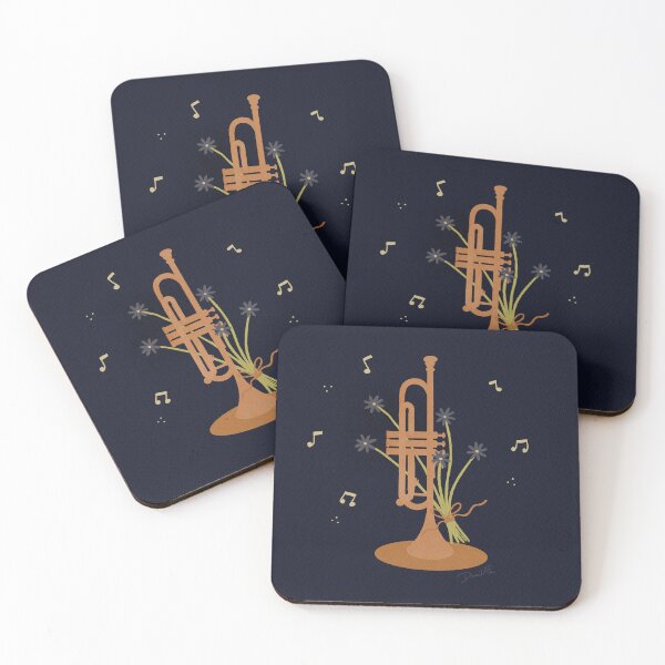 Item preview, Jazz Trumpet Party at Night ~ Music Makes You Bloom designed and sold by Danvrie.