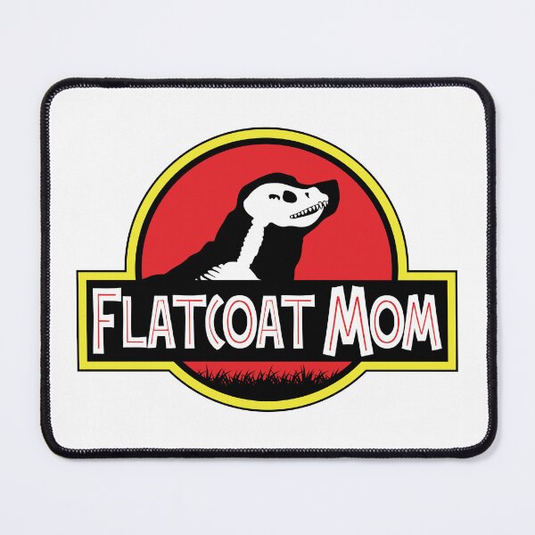 Item preview, (For Bright Background) Jurassic Flat Coated Retriever Mom designed and sold by More Cute Dogs.
