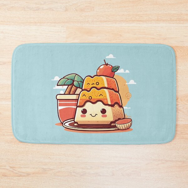 Aperçu de l'œuvre Dessert au pudding aux fruits sucrés kawaii créée et vendue par ultra-cute.