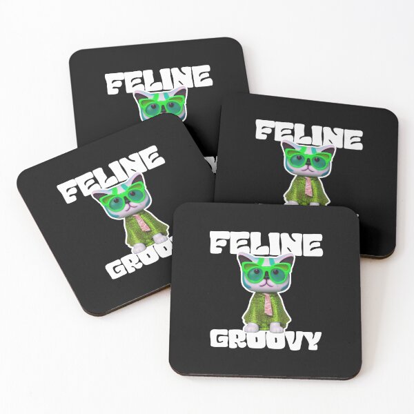 Item preview, FELINE GROOVY kitten feline cute designed and sold by w1ckerman.