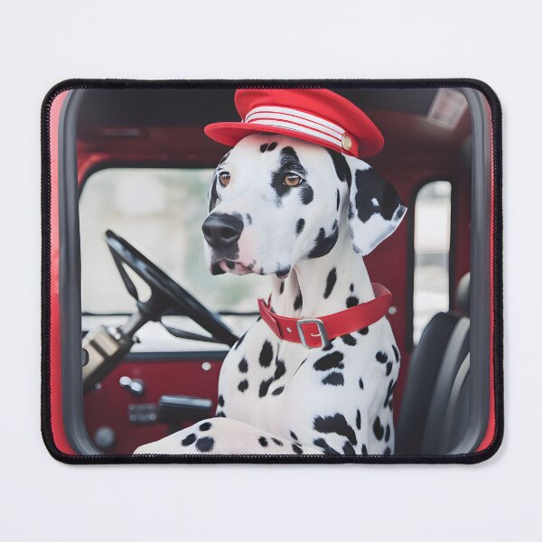 Item preview, "Dalmatian Firefighter on Duty" designed and sold by digitalbrosse.