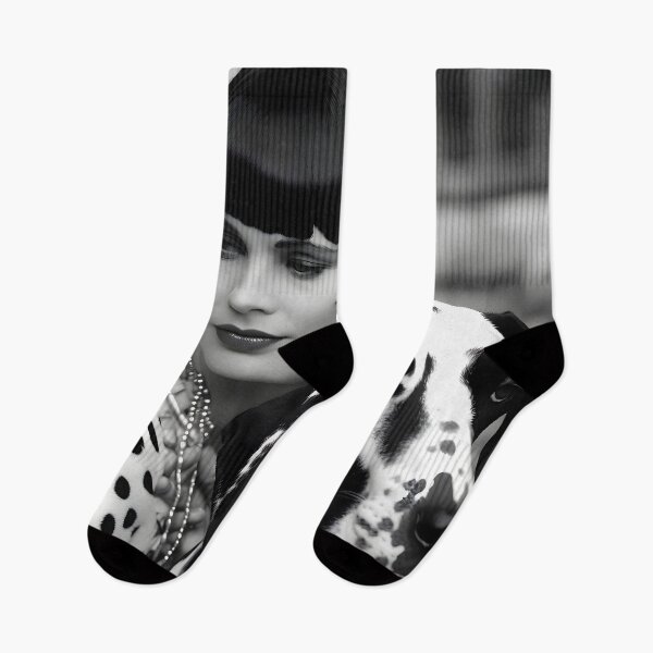 Item preview, "A Timeless Beauty and Her Dalmatian Companion" designed and sold by digitalbrosse.