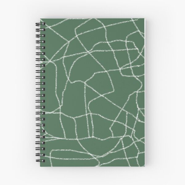 Item preview, Modern minimalist White and Dull Green line art abstract seamless pattern designed and sold by Thilaniz.