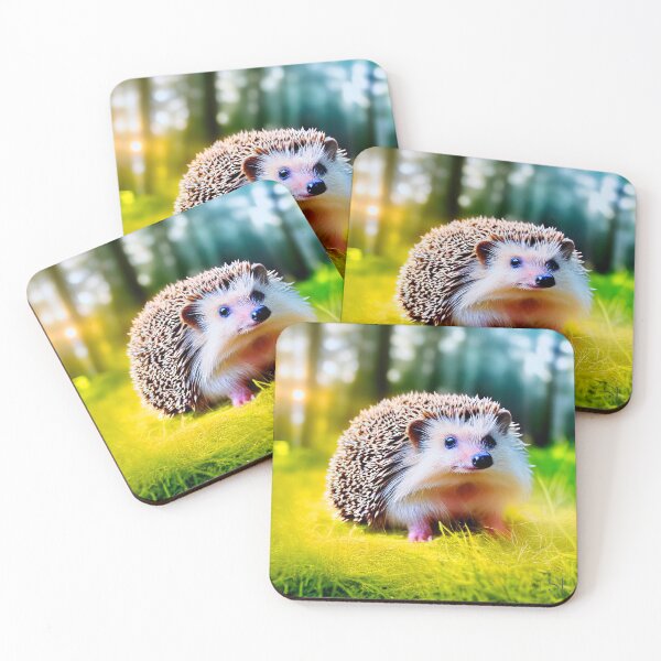 Item preview, Curious hedgehog in the forest designed and sold by Steffani Lehmann.