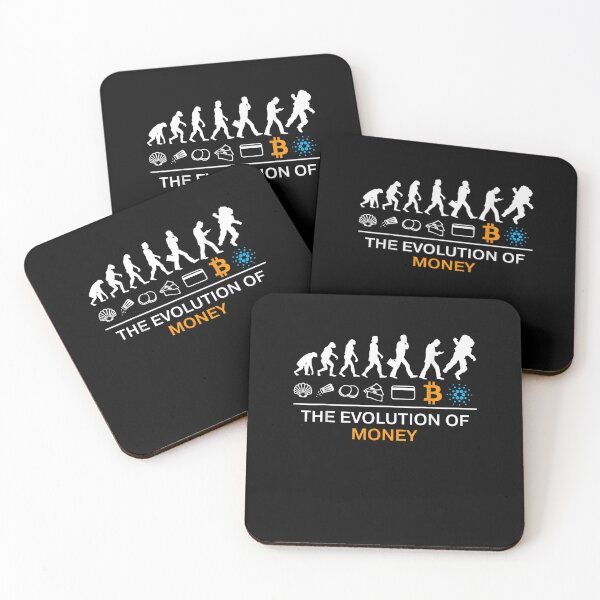 Item preview, The Evolution Of Money Funny Bitcoin Cardano To The Moon designed and sold by ArtMuni99.