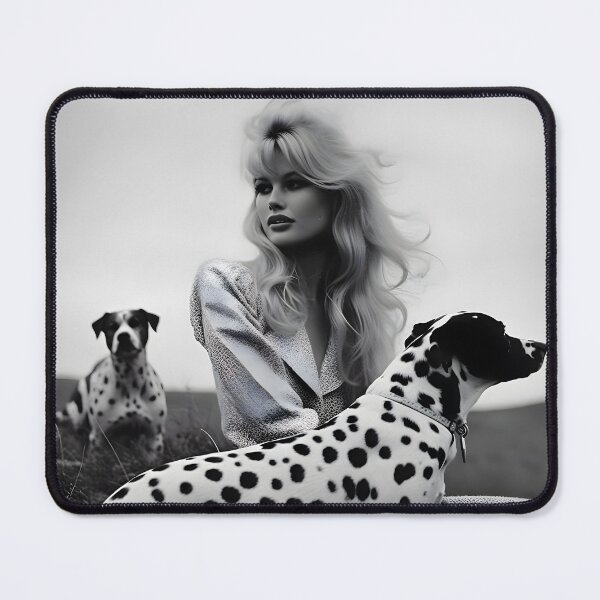 Item preview, "A Timeless Beauty and Her Spotted Sidekick" designed and sold by digitalbrosse.