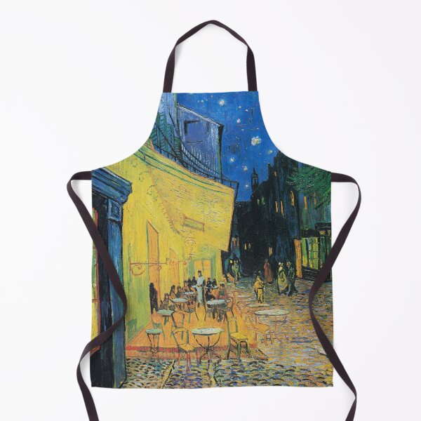 Item preview, Vincent van Gogh, Cafe Terrace at Night, pintura al óleo famosa, decoración azul, decoración del hogar designed and sold by RaspberryEM.