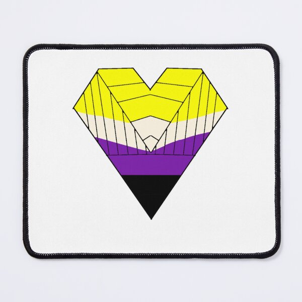 Item preview, Nonbinary Paper Heart designed and sold by SchizofenicArt.