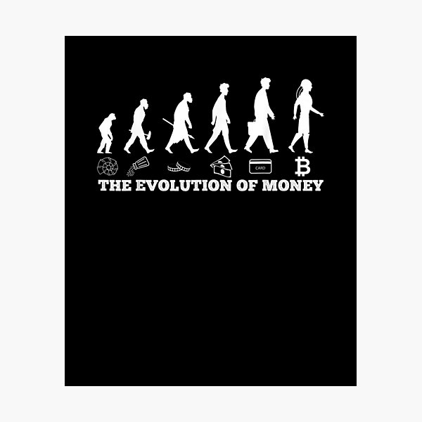 Item preview, The Evolution Of Money Funny Bitcoin Cardano To The Moon designed and sold by ArtMuni99.