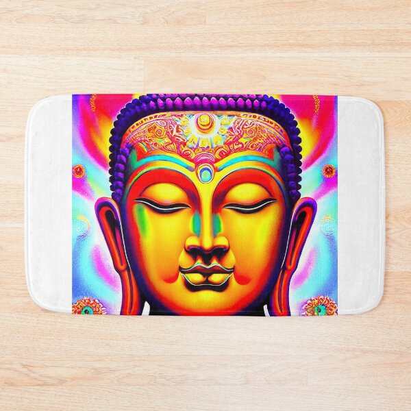 Item preview, Colorful Buddha designed and sold by Steffani Lehmann.